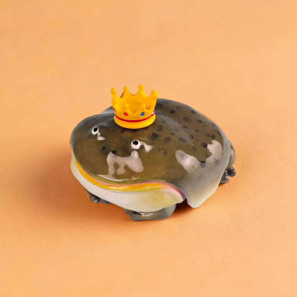 Ugly Frog Handmade Earphone Case for Airpod Cute Funny Pink Bow Frog Earphone Protective Cover Creative Design Gift for Friends