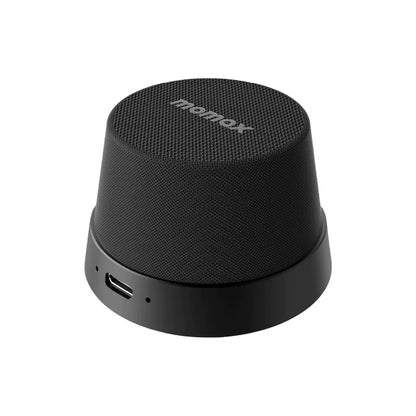 MOMAX 1-Vibe Go: Magnetic Wireless Speaker & Phone Stand with IPX6 Waterproof Protection
