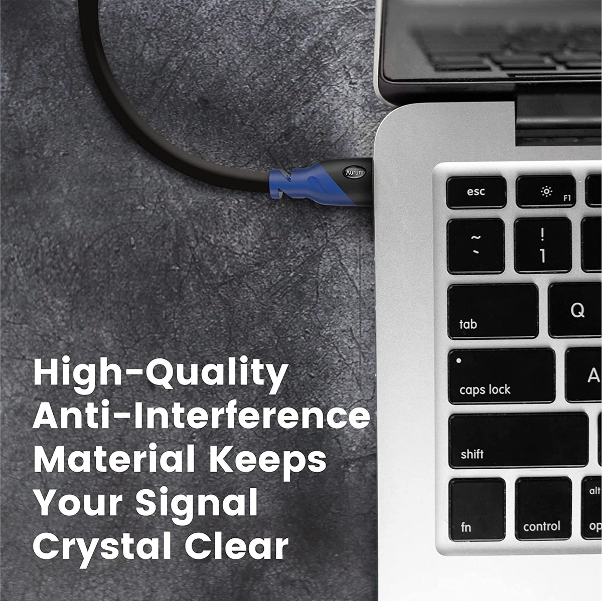 4K HDMI Cable 50Ft Long, 4K@60Hz High Speed HDMI Cord with Ethernet, Supports UHD Resolution, ARC, 3D, CL3 Certified - Compatible with HDTV, PC, Laptop, PS3, Xbox, Blu-Ray