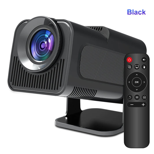 4K Native 1080P Android 11 Projector 390ANSI HY320 Dual Wifi6 BT5.0 Cinema Outdoor Portable Projetor Upgrated HY320