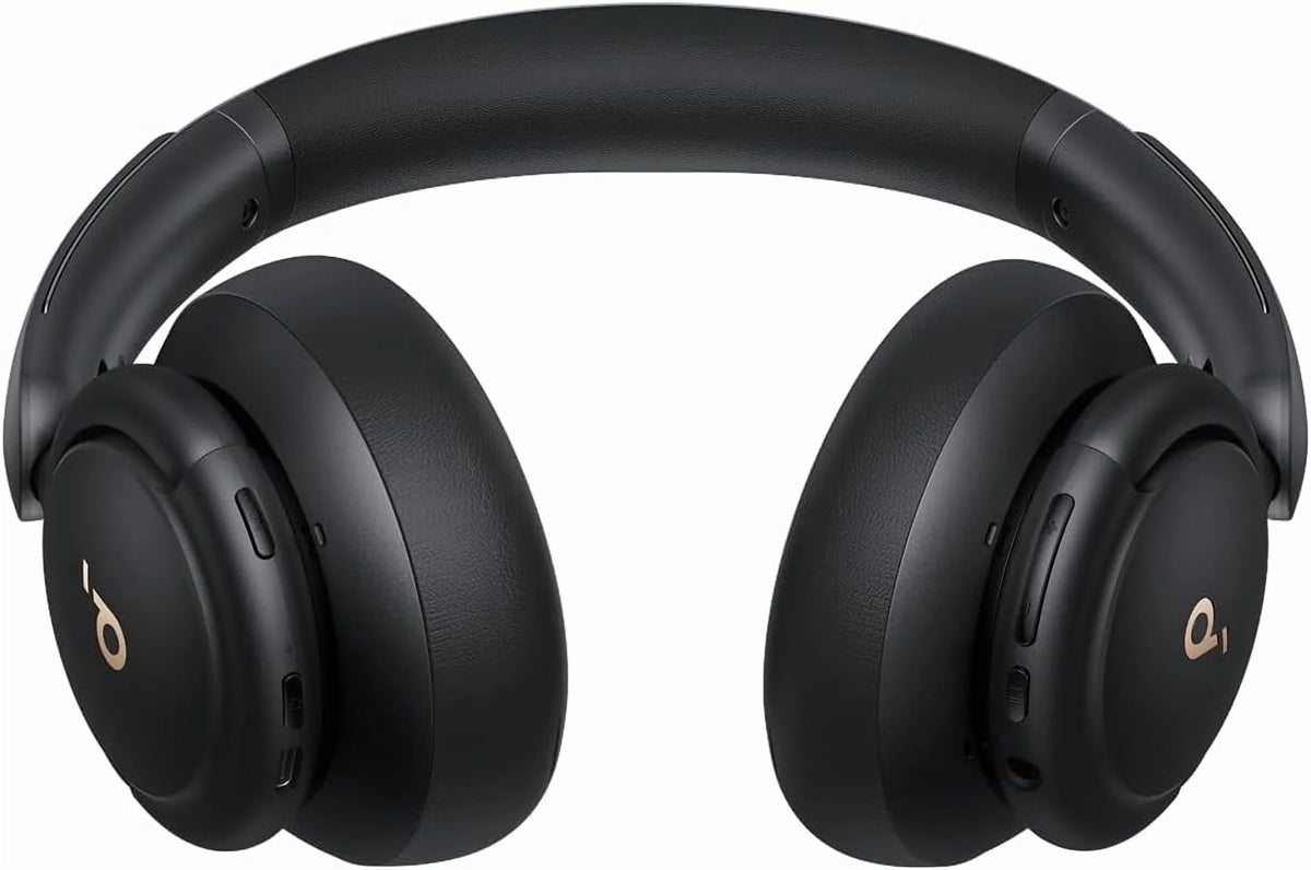 Q30 Hybrid Active Noise Cancelling Headphones, 50H Playtime, Hi-Res Audio, Custom EQ, Bluetooth Multipoint