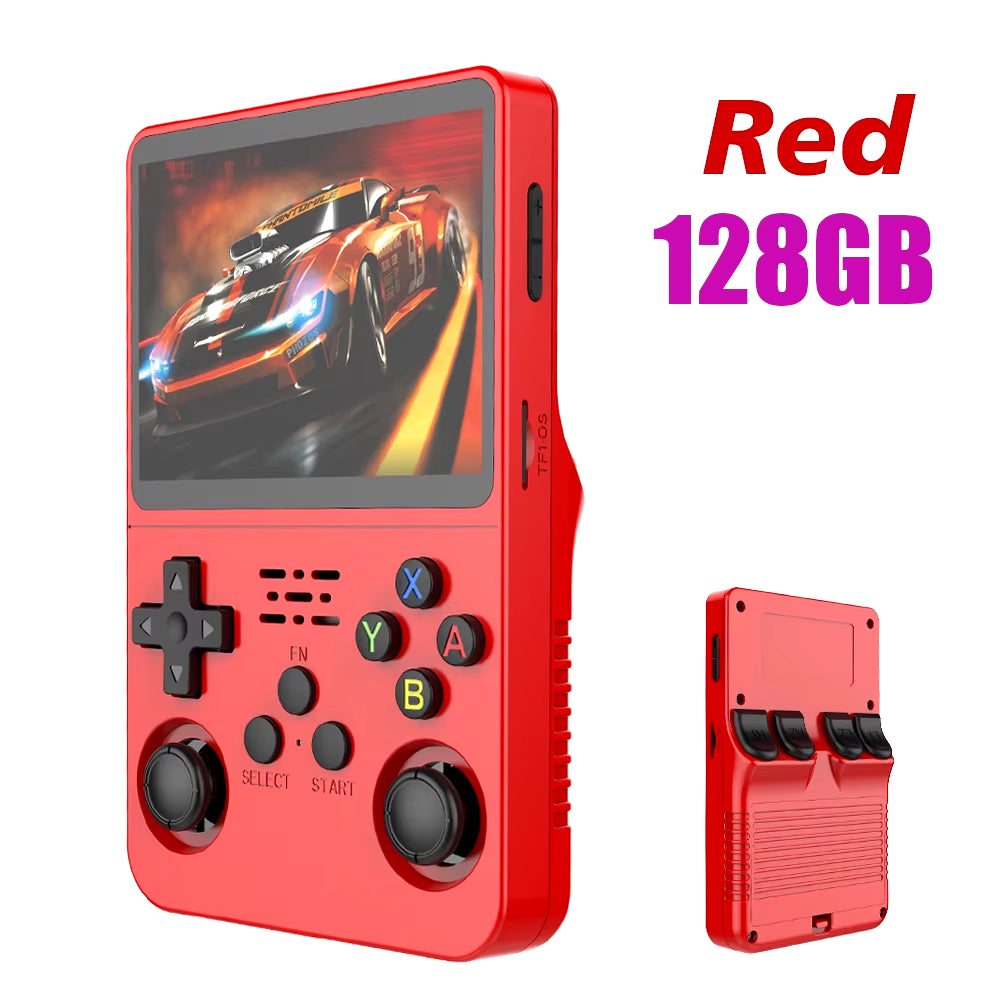 Open Source R36S Retro Handheld Video Game Console Linux System 3.5 Inch IPS Screen Portable Pocket Video Player 64GB 128G Games