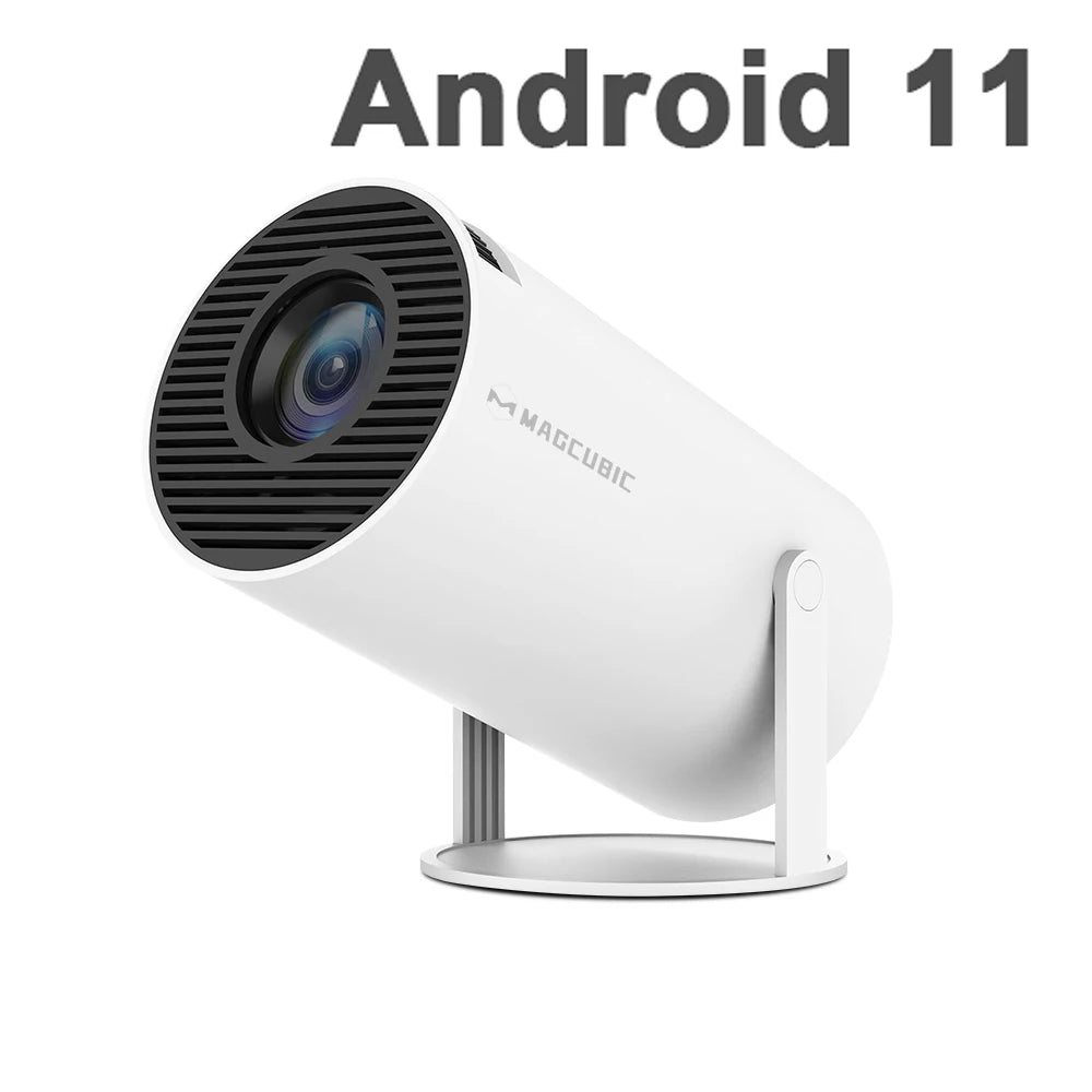 Android 14 Wifi6 260ANSI Projector Allwinnerh726 1280*720P 8K180° Flexible BT5.4 Home Cinema Outdoor Portable Projetor