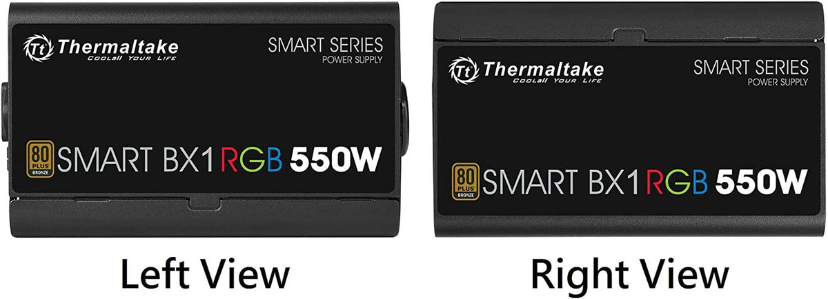 Smart BX1 RGB 80+ Bronze 550W Sli/Crossfire Haswell Ready Continuous Power ATX12V V2.31 / EPS 12V Non-Modular Power Supply 5 Year Warranty PS-SPR-0550NHFABU-1