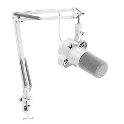 FIFINE K688 Neo USB/XLR Podcast Microphone – Dynamic Pro Mic, Mute & Monitor for Streaming, Gaming, Vocal & Music Recording Audio, for PC Smartphone Mixer, Boom Arm
